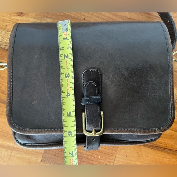 Vintage Coach Buckled Pouch/Saddle Pouch made in New York City brown 1970s - Picture 13 of 15